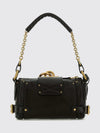 paddington grained leather mini shoulder bag chloé with padlock