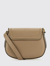 horse medal leather mini crossbody bag chloé with metal logo