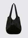 large balloon shoulder bag chloé in suede and grained leather