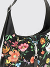 jackie 1961 floral print nylon shoulder bag with horsebit