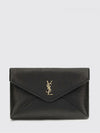 ysl monogram lambskin envelope clutch