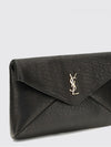ysl monogram lambskin envelope clutch