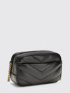 loulou mini matelassé leather camera bag with ysl monogram
