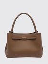 small grained leather shoulder bag with t timeless logo