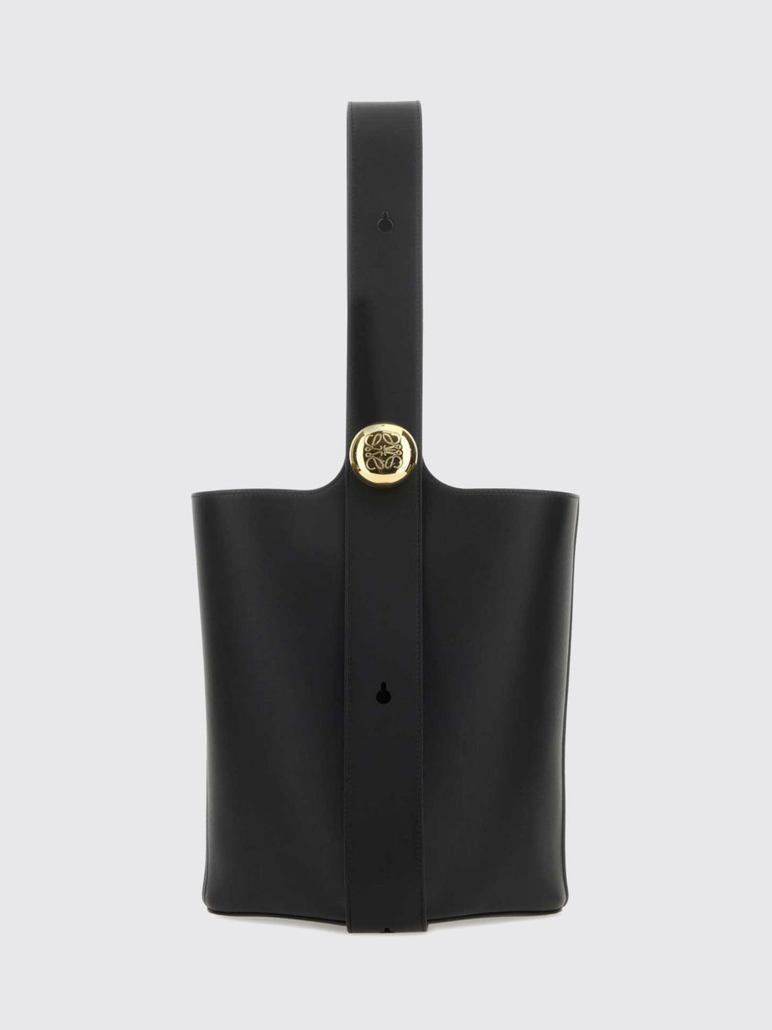 LOEWE OS pebble calf leather handbag with adjustable handle