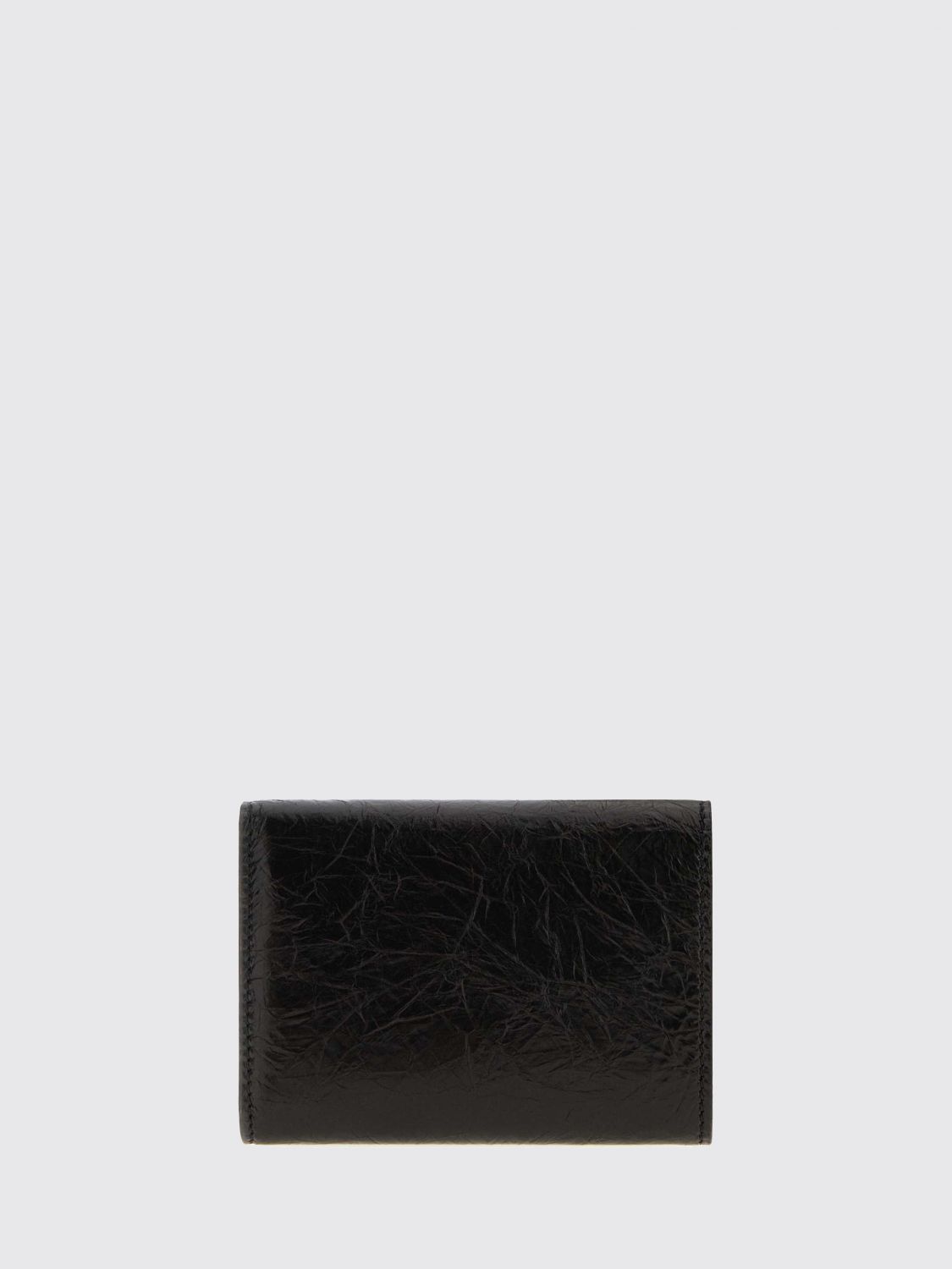ff monogram wrinkled-effect leather tri-fold wallet