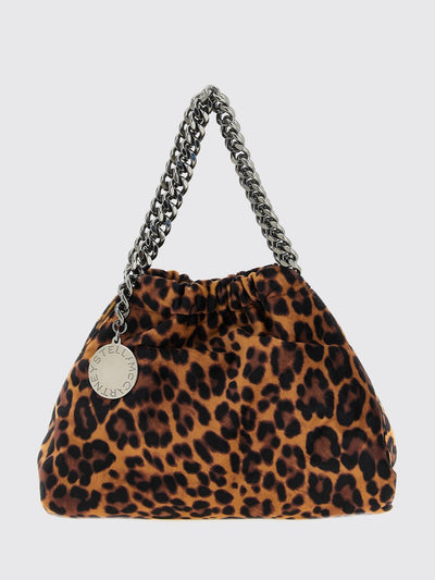 animalier velvet mini handbag with chain handles