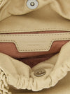 falabella faux suede leather mini handbag