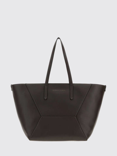 bc duo large calfskin tote bag with pouch