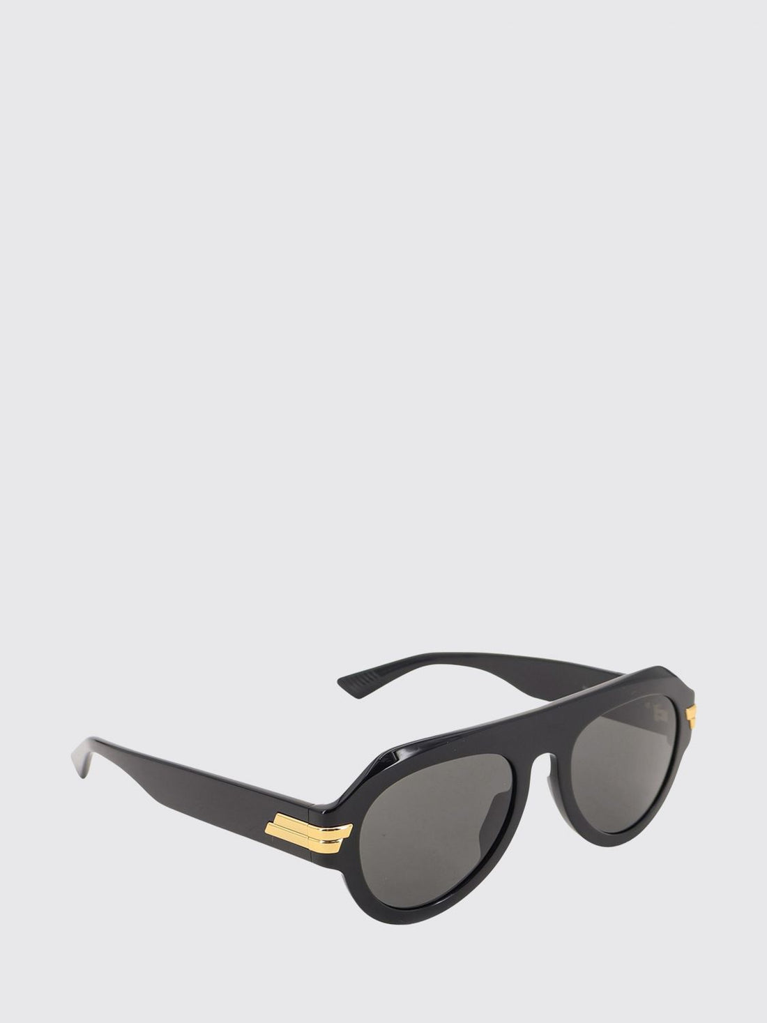 BOTTEGA VENETA OS rounded aviator sunglasses in an acetate frame