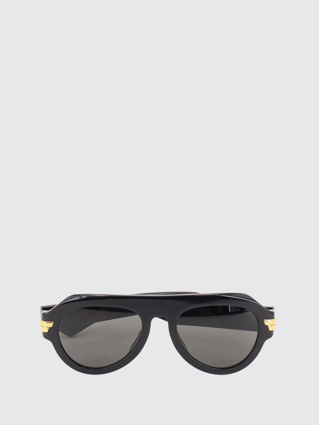 BOTTEGA VENETA OS rounded aviator sunglasses in an acetate frame