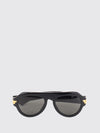 rounded aviator sunglasses in an acetate frame