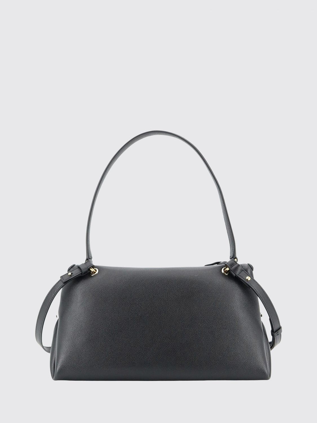 FERRAGAMO OS sofia hammered calfskin shoulder bag with gancini clasp