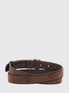 suede gg marmont belt with monogram buckle