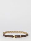 gg marmont leather belt with double g buckle