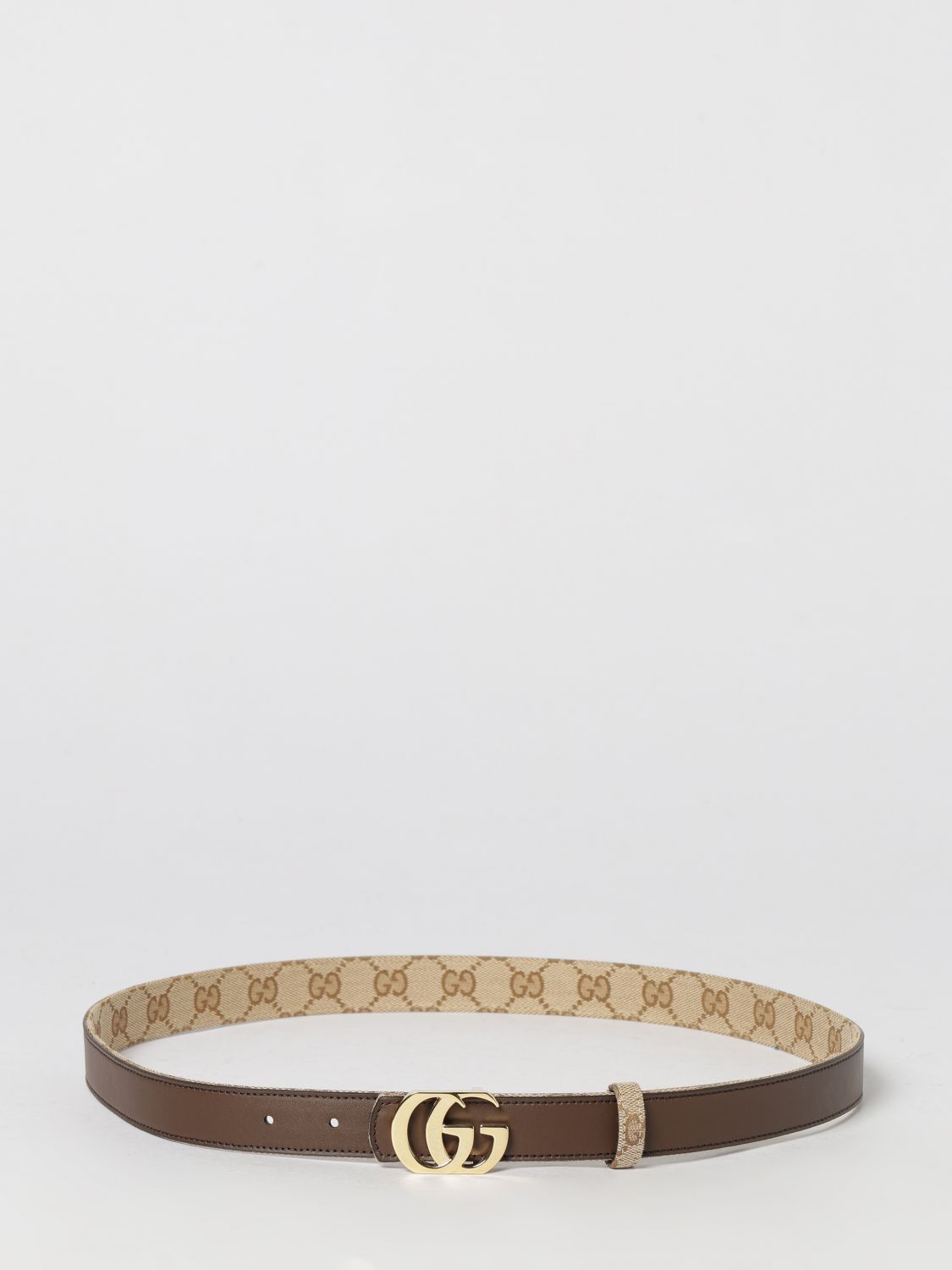 gg marmont leather belt with double g buckle