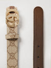 gg marmont leather belt with double g buckle