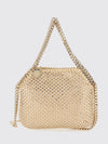 falabella mini tote bag covered in crystals with chain detail