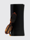 tortoiseshell print acetate cat-eye sunglasses