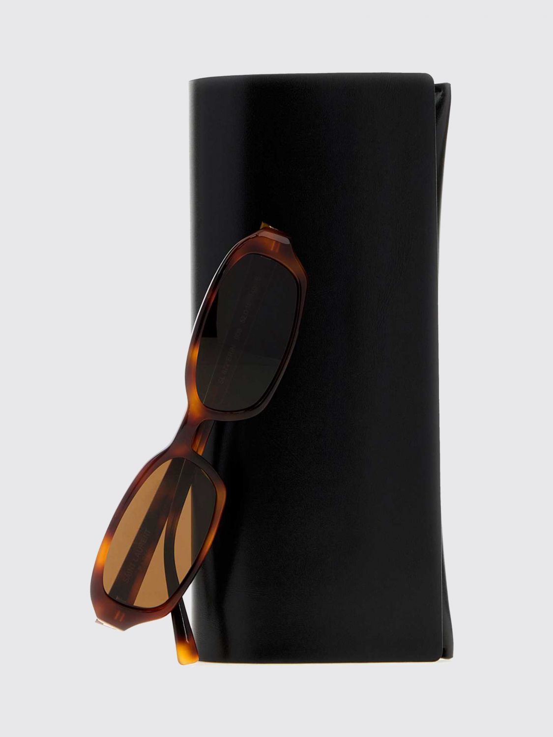 tortoiseshell print acetate cat-eye sunglasses