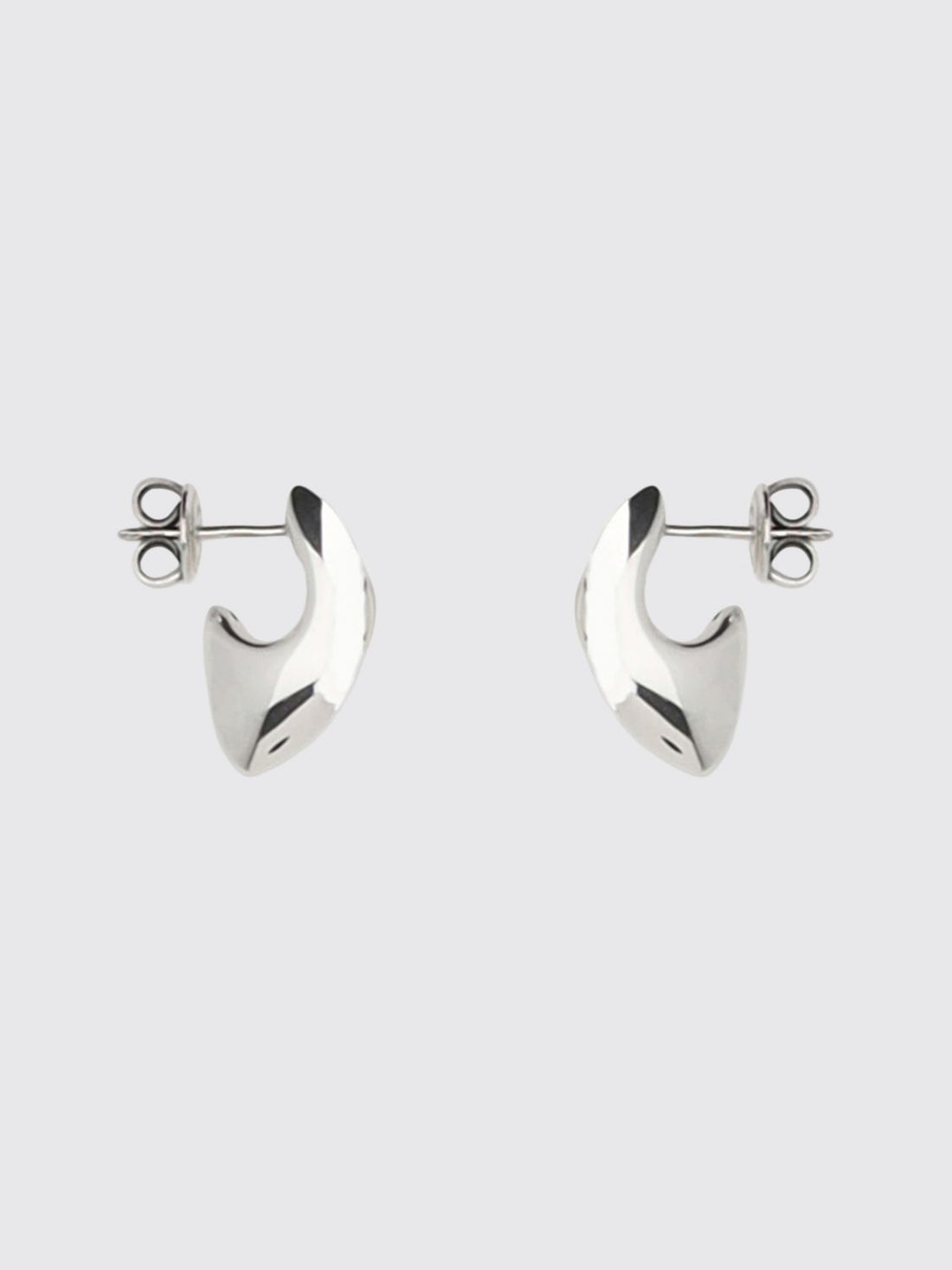BOTTEGA VENETA OS sterling silver drop earrings with butterfly closure