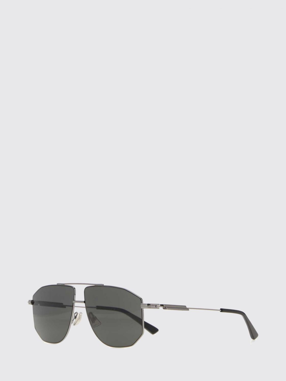 aviator sunglasses in metal with double bridge