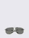 aviator sunglasses in metal with double bridge