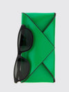 oval-shaped cat-eye sunglasses in acetate