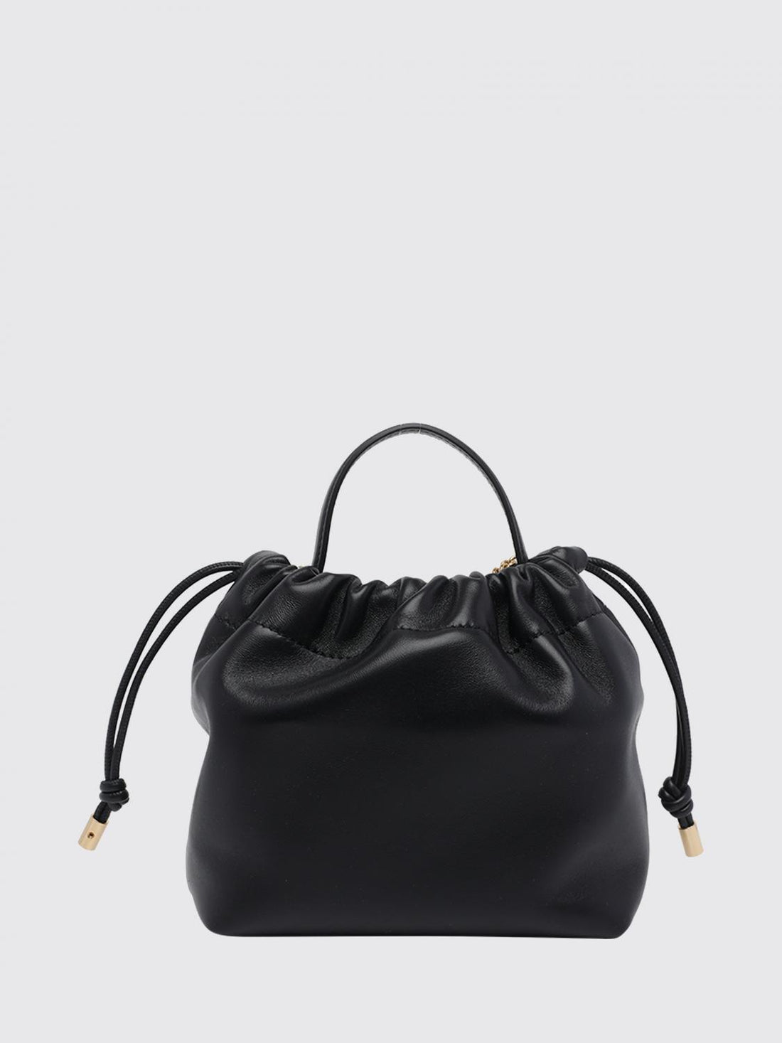 CHLOÉ OS icons mini bucket bag chloé in lamb nappa with chain strap and charms