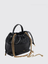 icons mini bucket bag chloé in lamb nappa with chain strap and charms