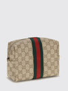 gg monogram jacquard mini shoulder bag with bicolour stripes