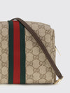 gg monogram jacquard mini shoulder bag with bicolour stripes