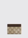 horsebit card holder in gg supreme fabric with four card slots