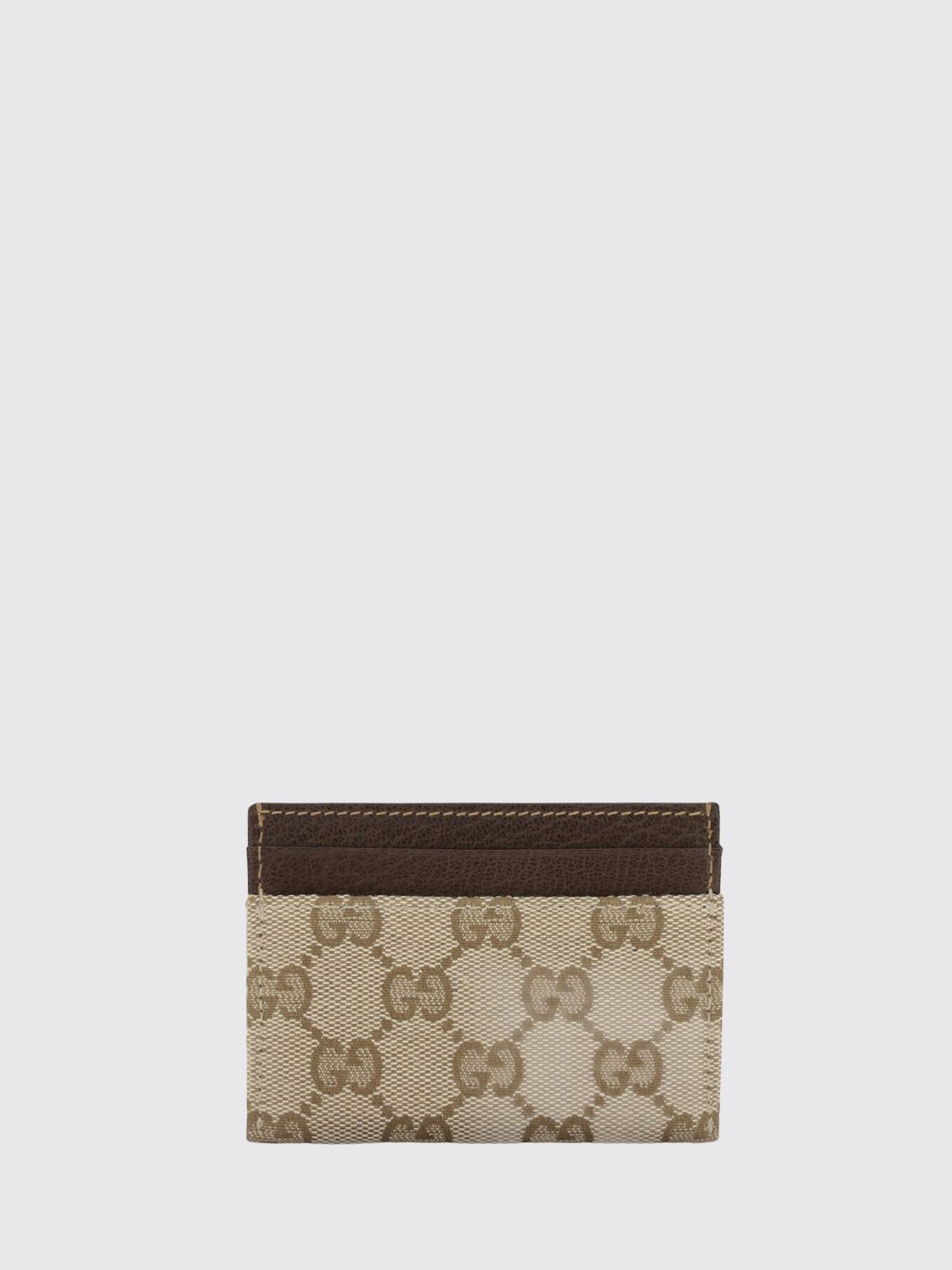 horsebit card holder in gg supreme fabric with four card slots
