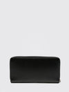horsebit continental wallet in calfskin leather with zip closure