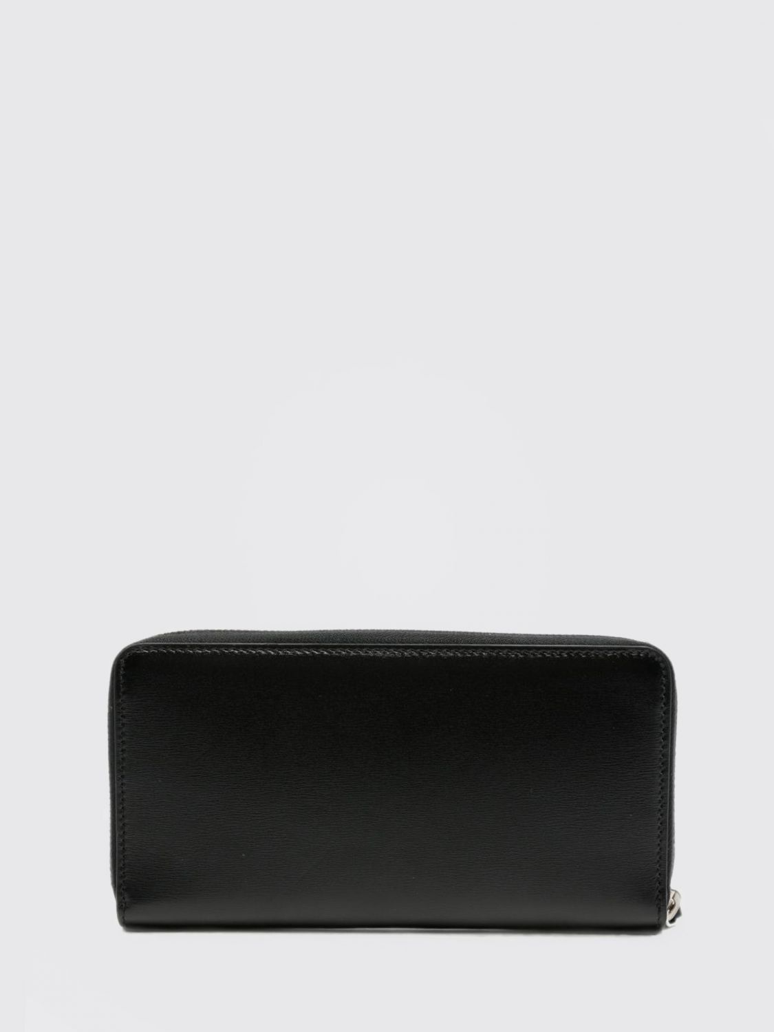 horsebit continental wallet in calfskin leather with zip closure