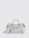 le city studded arena lambskin handbag with shoulder strap