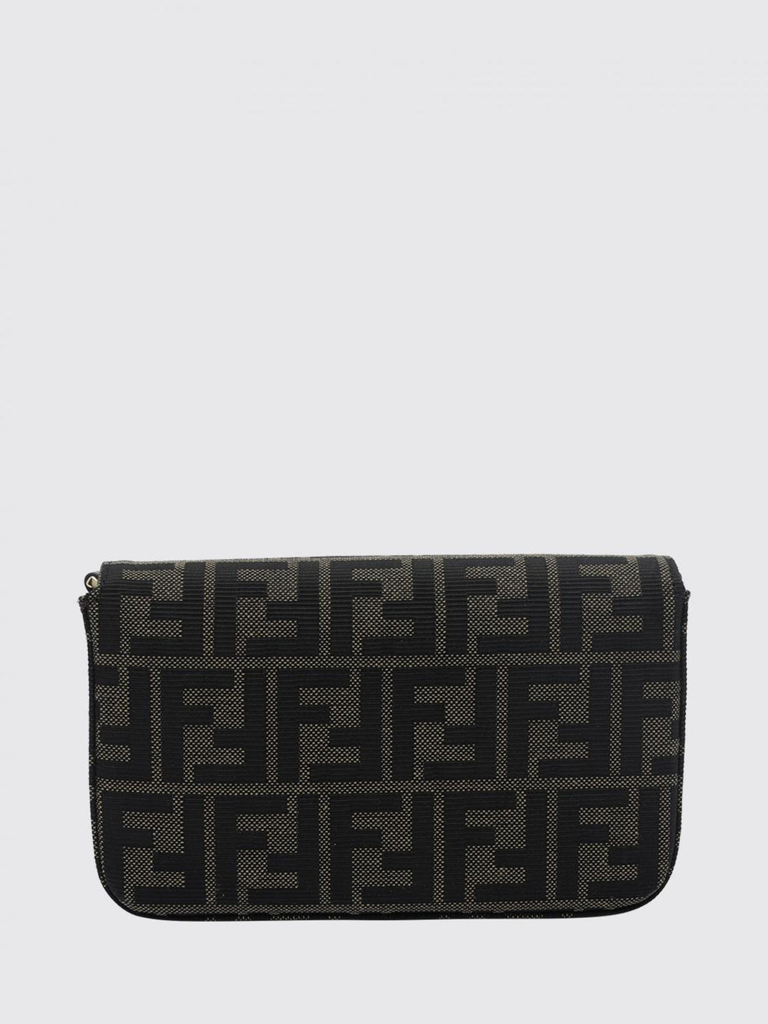 FENDI OS tube mini bag in ff zucca monogram technical fabric