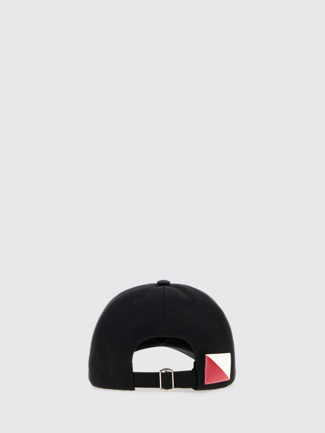 cotton baseball cap with embroidered anagram monogram