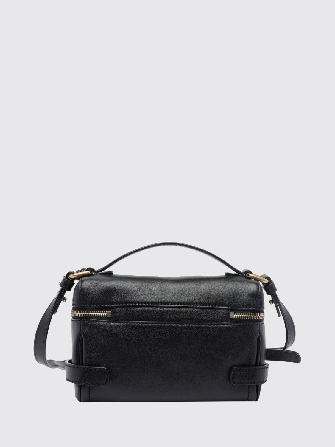 paddington mini chloé smooth leather handbag with padlock and strap