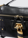 paddington mini chloé smooth leather handbag with padlock and strap