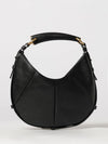 mombasa small calfskin leather hobo bag with flat handle
