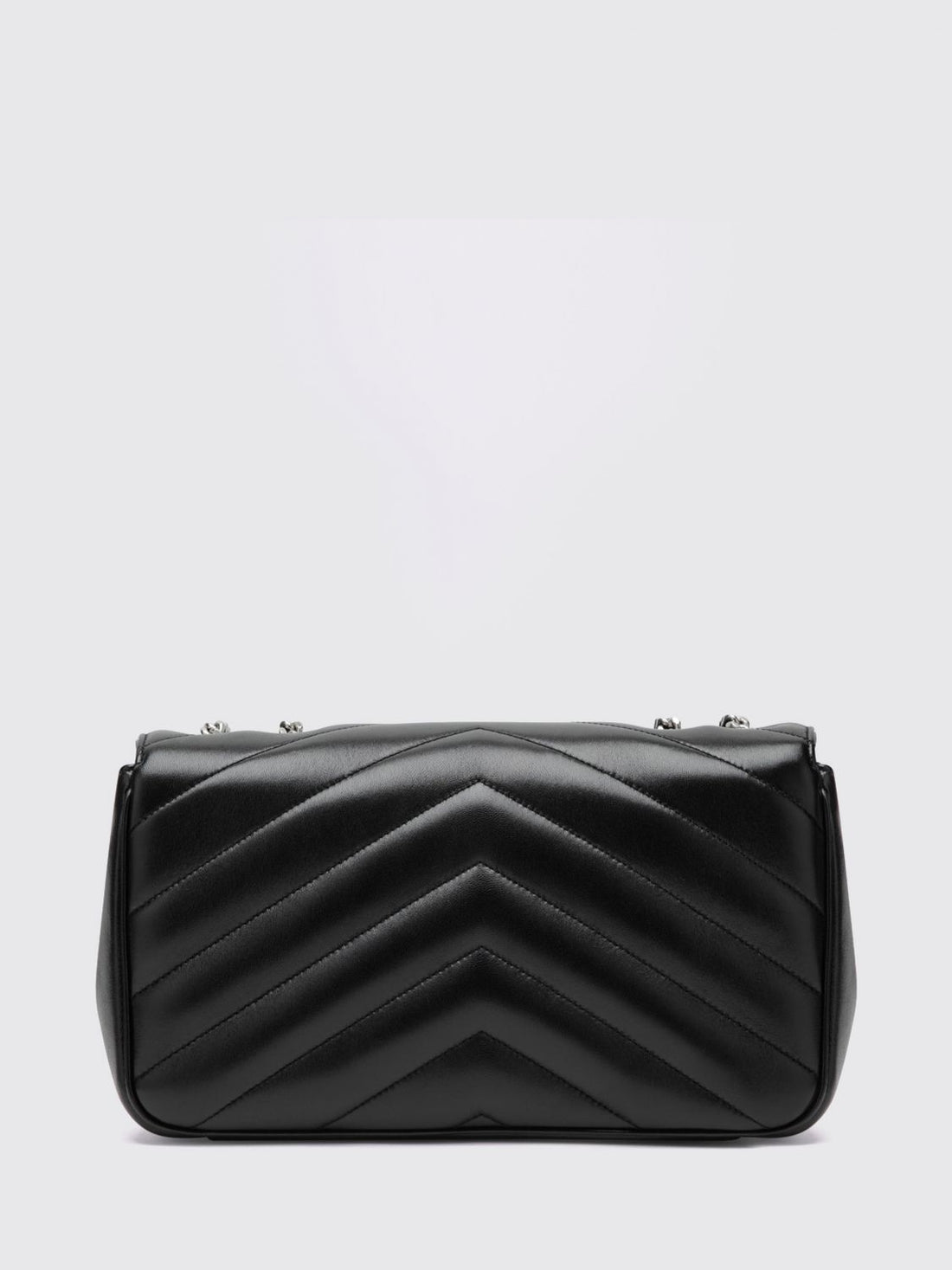 SAINT LAURENT OS loulou shoulder bag in matelassé leather with ysl monogram