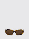 rectangular acetate sunglasses with tortoiseshell frame