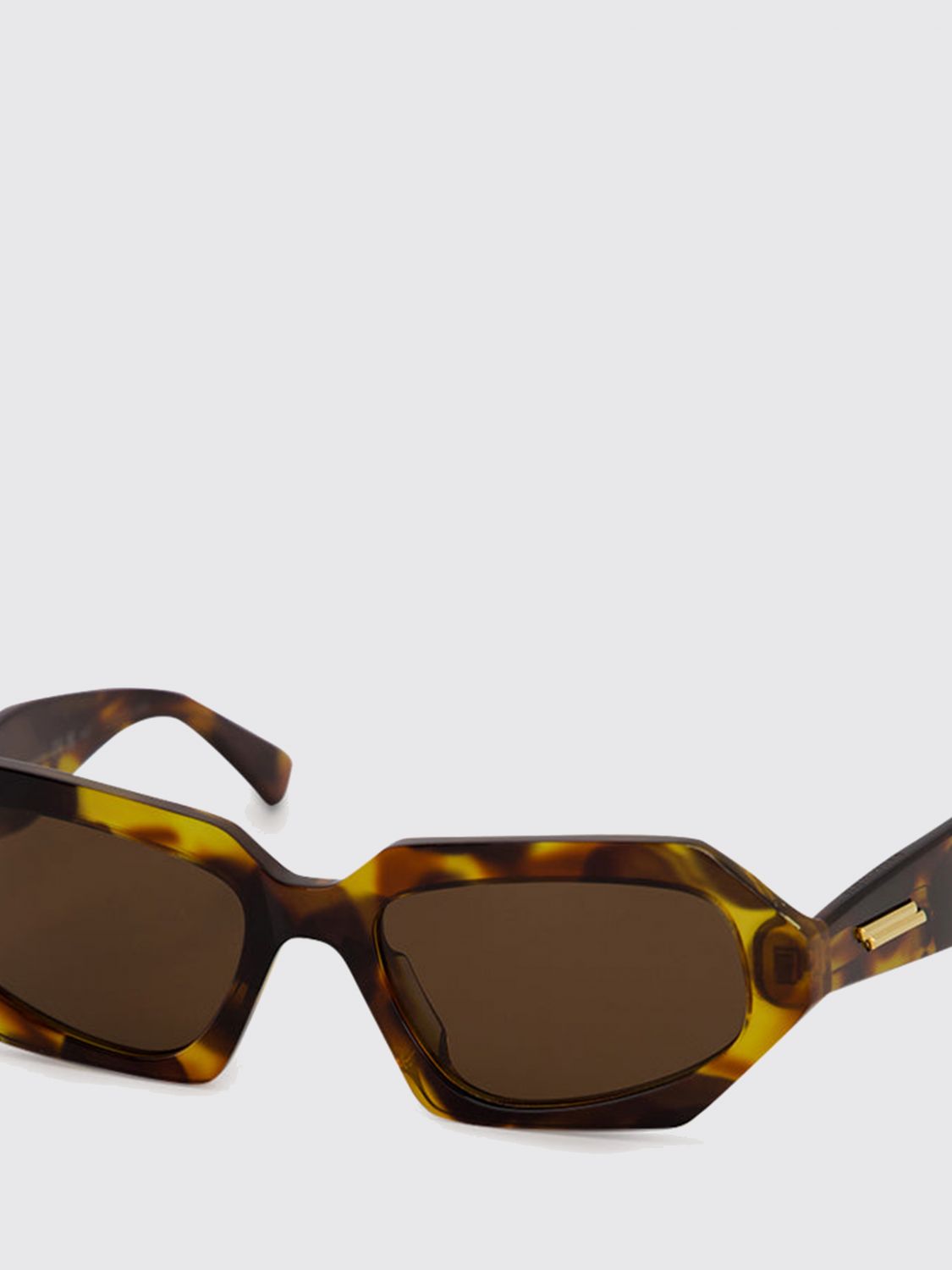 rectangular acetate sunglasses with tortoiseshell frame