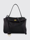 large rodeo shoulder bag in calfskin with turn-lock closure