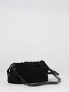 eva ruched suede calfskin mini crossbody bag
