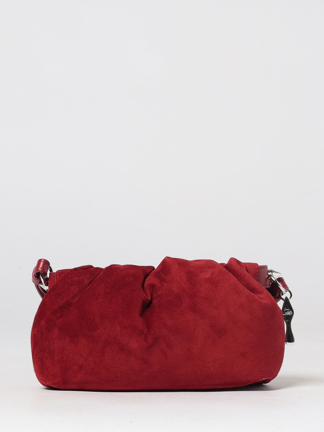 eva ruched suede calfskin mini crossbody bag