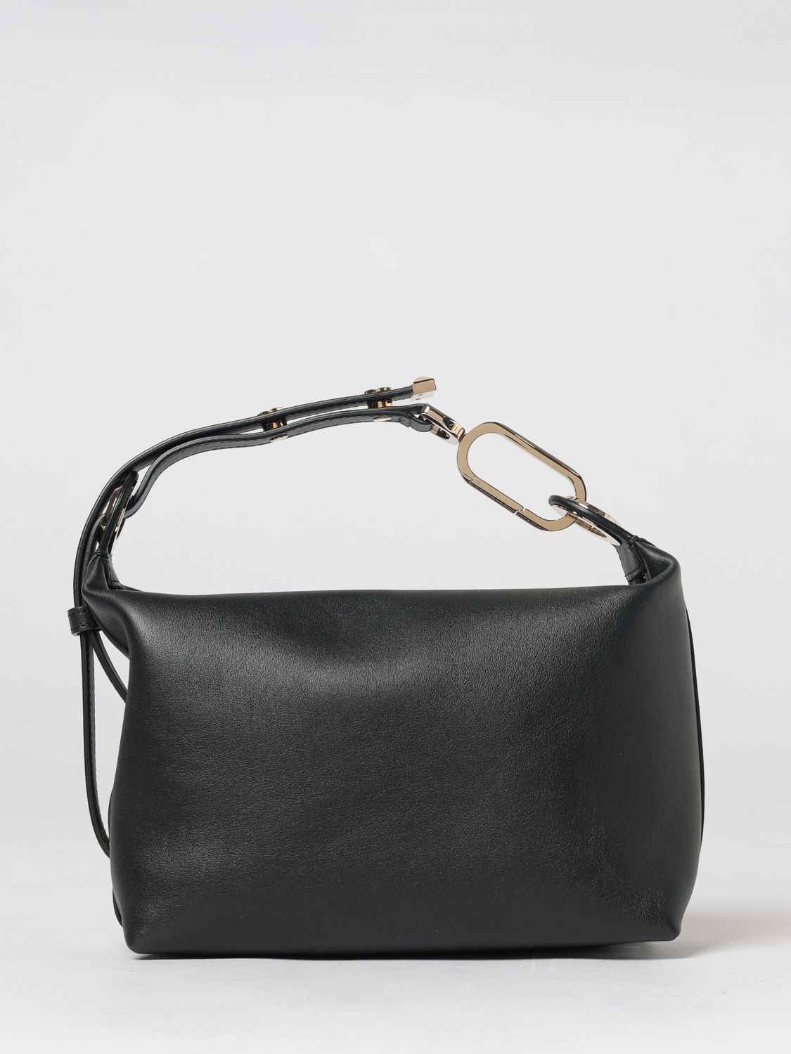flo smooth leather mini handbag with adjustable top handle