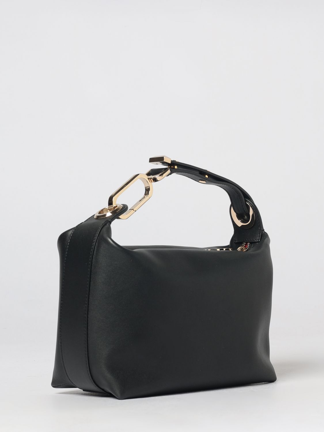 flo smooth leather mini handbag with adjustable top handle